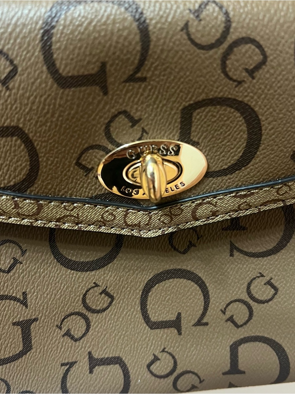 GUESS Factory Mandarina Logo Compartment Satchel - Picture 5 of 12